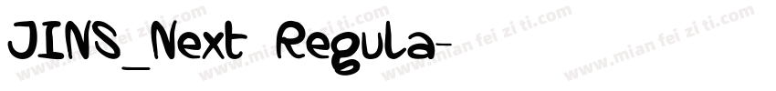 JINS_Next Regula字体转换